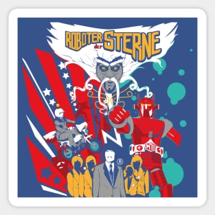 Roboter der Sterne Sticker